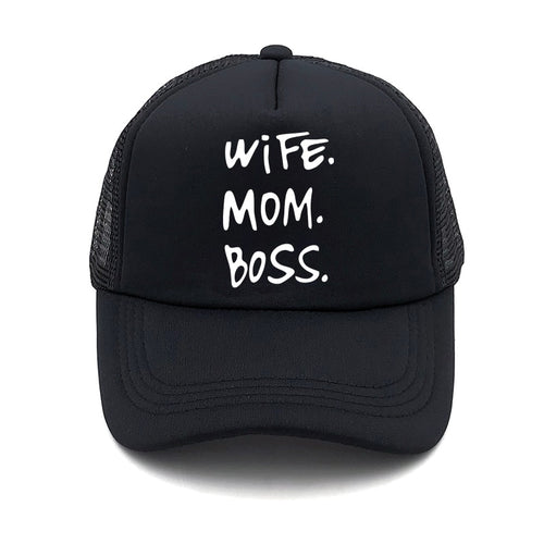 WIFE MOM BOSS CAP