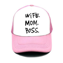 Load image into Gallery viewer, WIFE MOM BOSS CAP